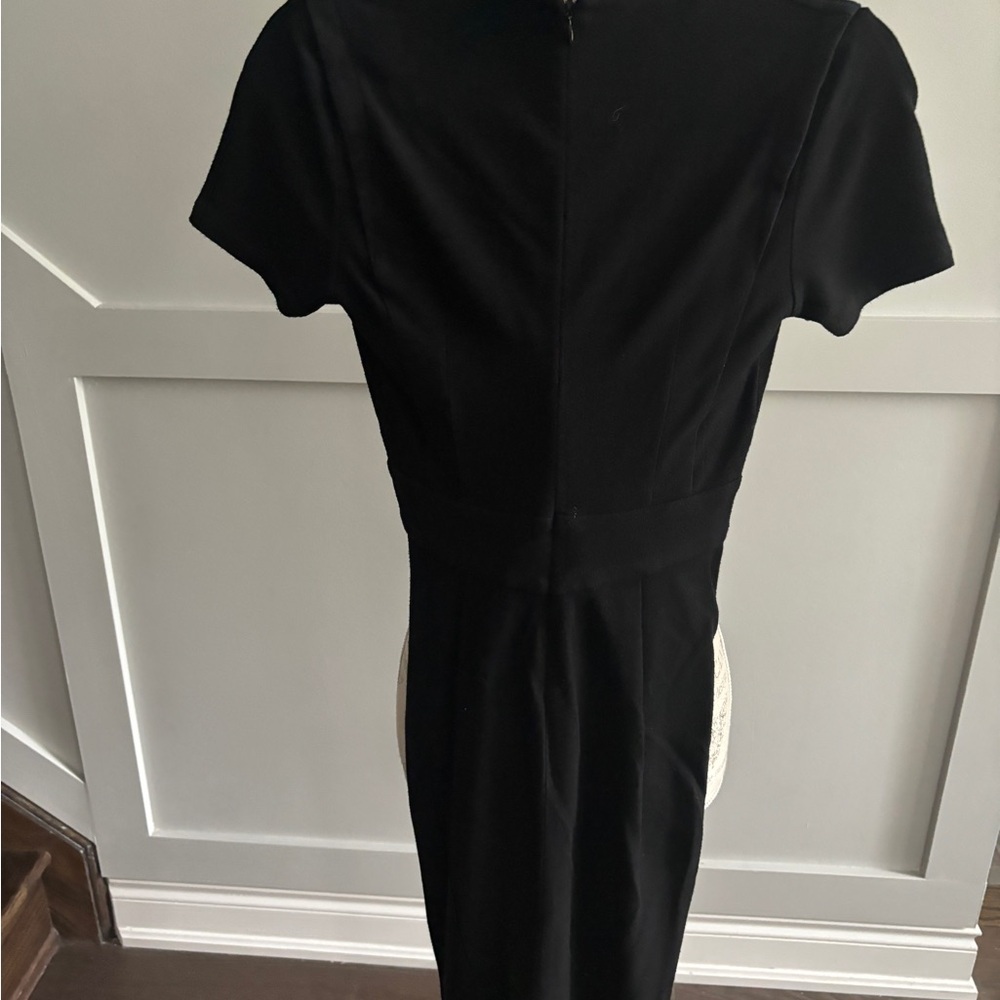 Babaton black V line dress Leon pencil dress - Picture 4 of 8
